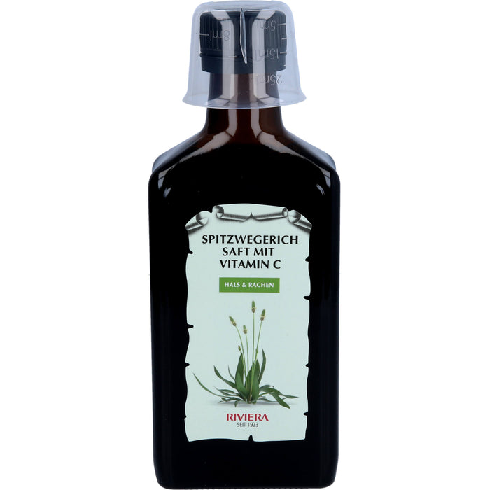 RIVIERA Spitzwegerich Saft mit Vitamin C für ein normales Immunsystem, 250 ml Solution