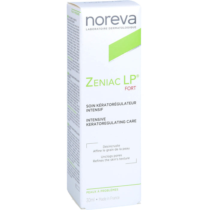 Noreva Zeniac LP+ Creme Forte zur Verminderung der Mitesserbildung, 30 ml Cream