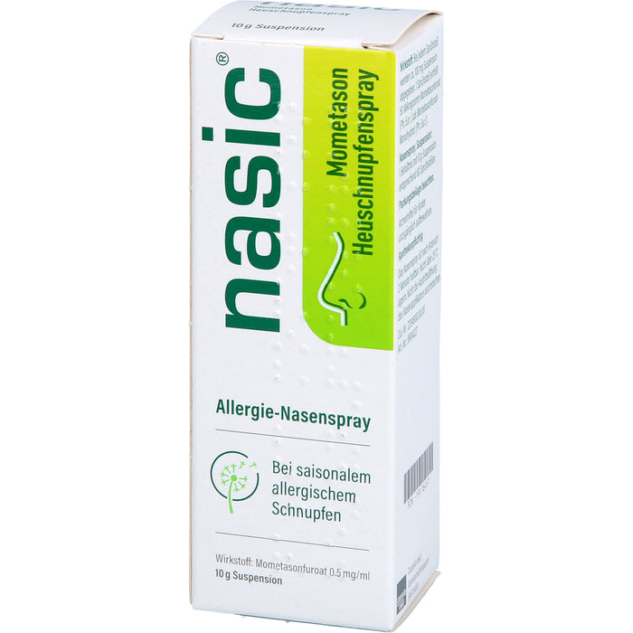 Nasic Mometason Heuschnupfenspray 50 Mikrogramm/Sprühstoß, 10 g Spray