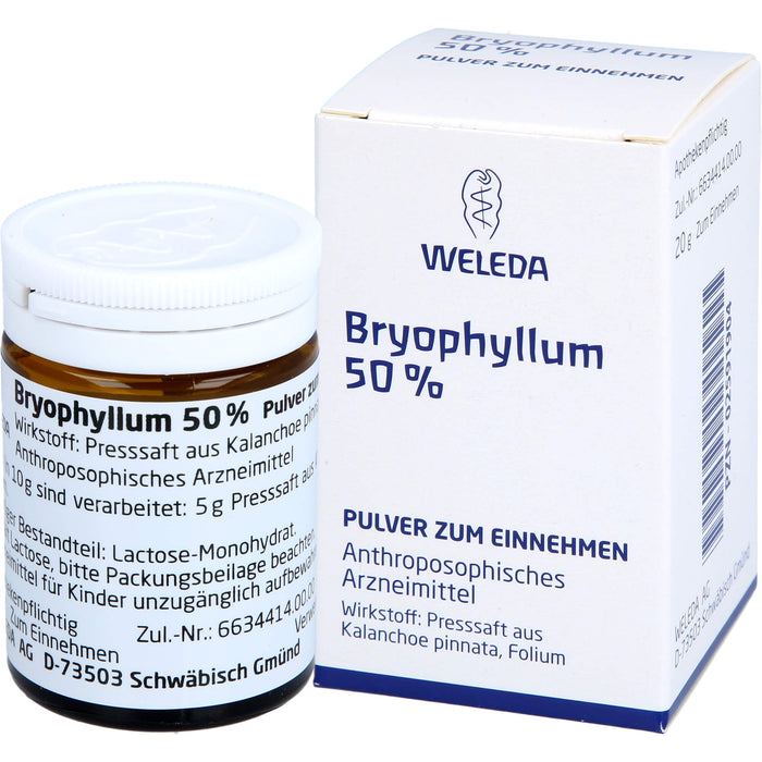 WELEDA Bryophyllum 50 % Pulver, 20 g Powder