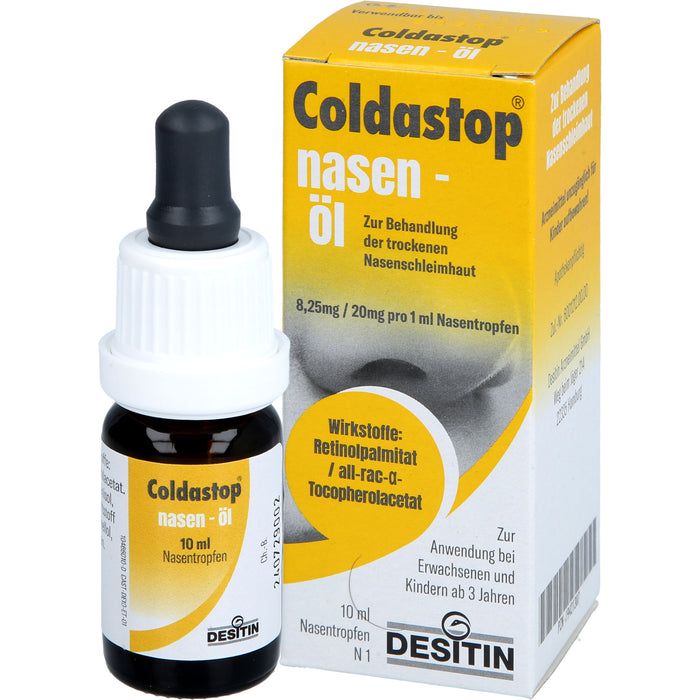 Coldastop Nasen-Öl bei trockener Nasenschleimhaut, 10 ml Öl