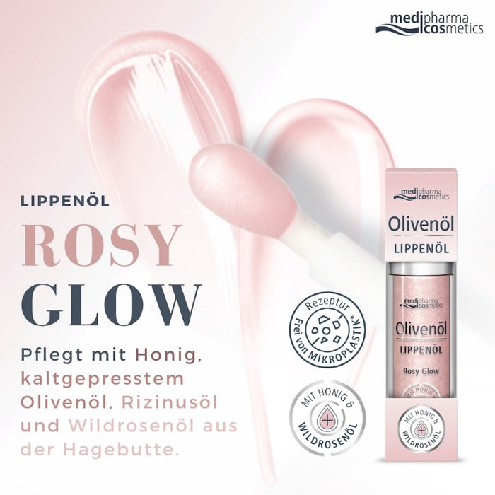 Olivenöl Lippenöl Rosy Glow, 4 ml, 4 ml Huile