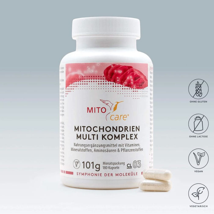 MITOcare Mitochondrien Multi Komplex Kapseln, 180 St. Kapseln