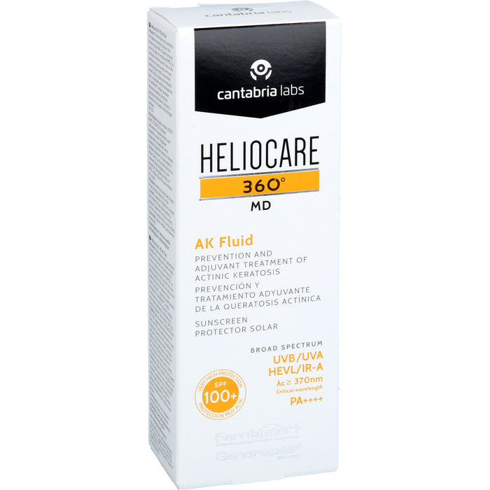 HELIOCARE 360 AK Fluid SPF 100+ präventive und ergänzende Behandlung bei Aktinischen Keratosen, 50 ml Gel