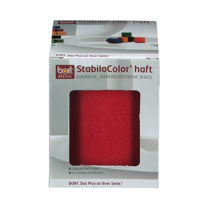 BORT STABILOCOLOR haft 8cm rot, 1 pcs. Bandage
