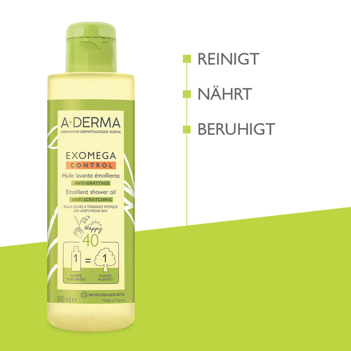 A-DERMA EXOMEGA CONTROL Duschöl, 500 ml Gel douche