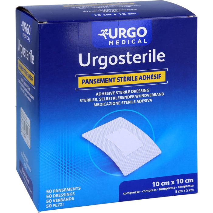 Urgosterile steriler, selbstklebender Wundverband 10 cm x 10 cm, 50 St. Pflaster