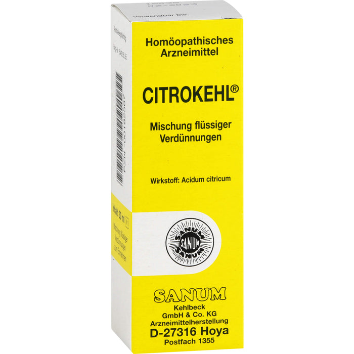 SANUM-KEHLBECK Citrokehl Mischung, 30 ml Solution