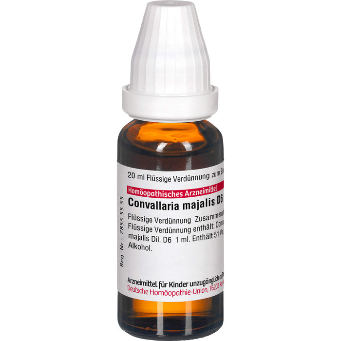 Convallaria majalis D6 DHU Dilution, 20 ml Solution