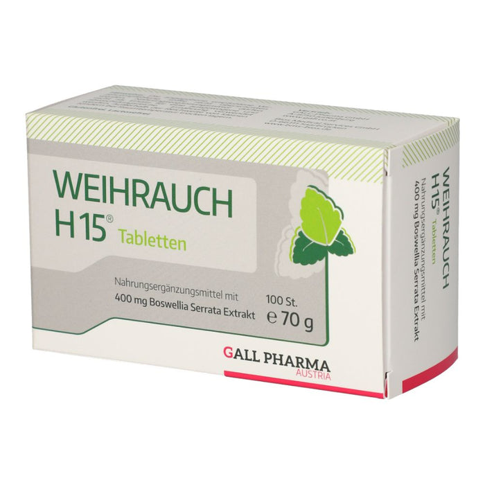 Bios Medical Services Weihrauch H 15 Tabletten, 100 pcs. Tablets