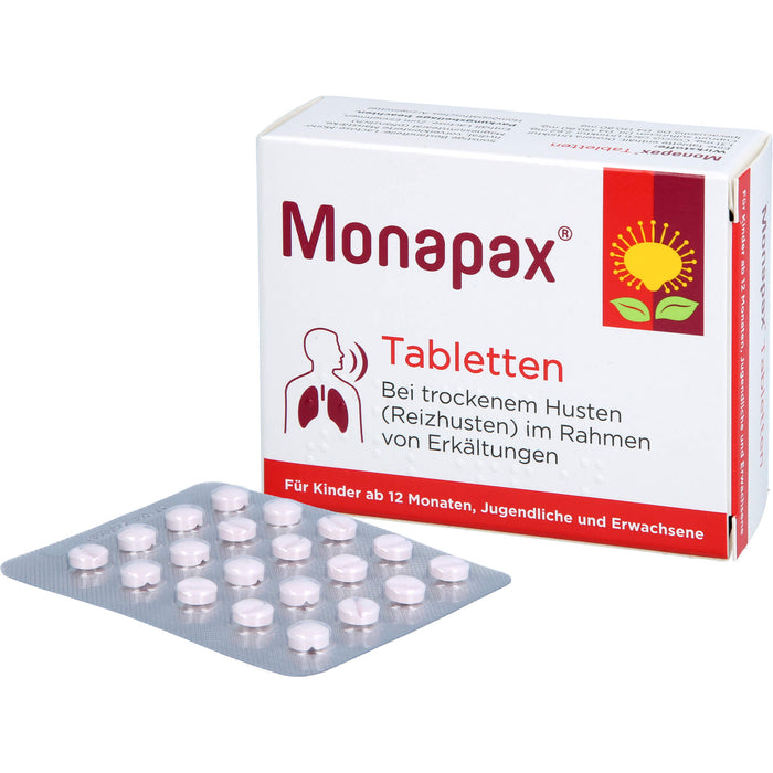 Monapax Tabletten bei trockenem Husten, 100 pc Tablettes