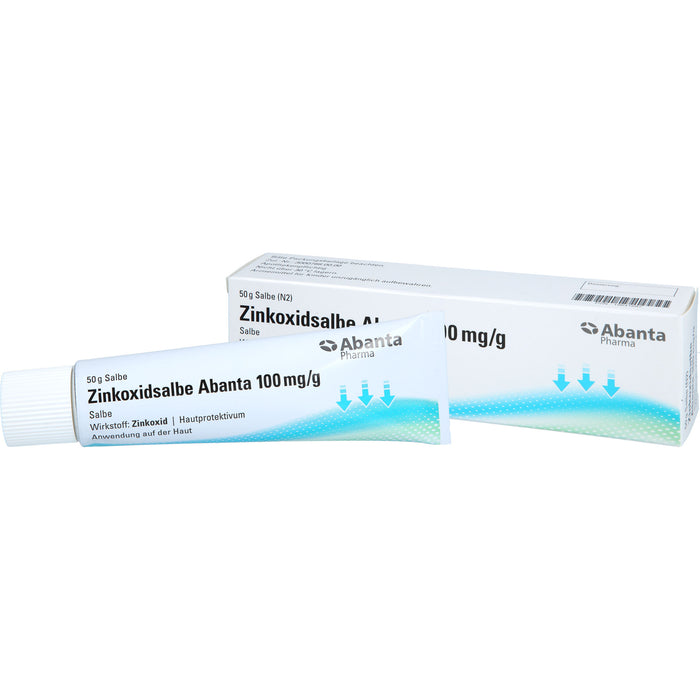 Abanta Pharma Zinkoxidsalbe 100 mg / g Hautprotektivum, 50 g Salbe