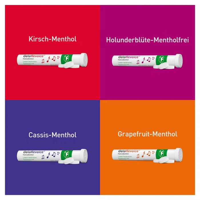 GeloRevoice Halstabletten Grapefruit-Menthol, 20 St. Tabletten