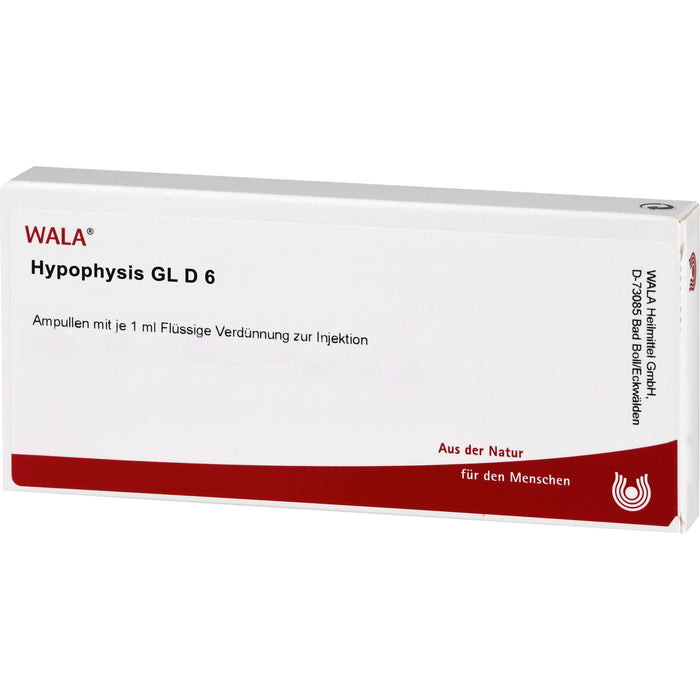 Hypophysis Gl D6 Wala Ampullen, 10 pcs. Ampoules