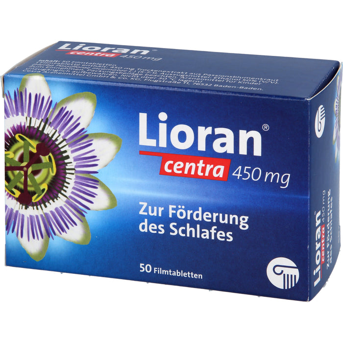 Lioran centra 450 mg Filmtabletten zur Förderung des Schlafes, 50 St. Tabletten