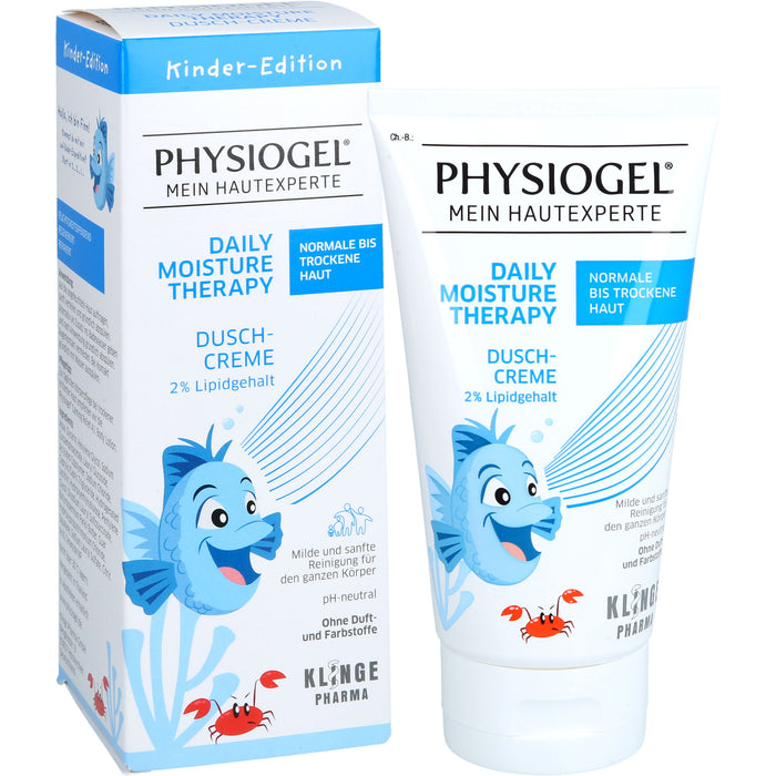 PHYSIOGEL Daily Moisture Therapy Dusch-Creme für normale bis trockene Haut für Kinder, 150 ml Gel douche