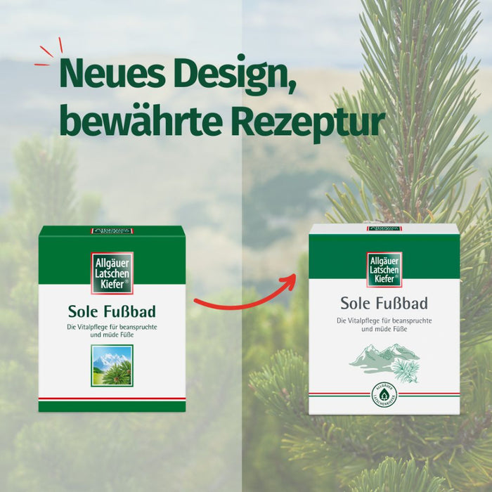 Allgäuer Latschenkiefer Sole Fußbad, 10 pcs. Sachets