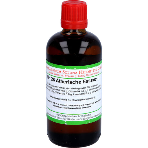 SOLUNA Nr.28 Ätherische Essenz I, 100 ml Lösung