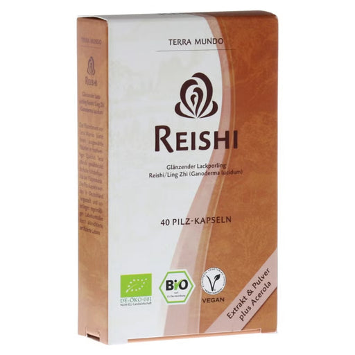 TERRA MUNDO Reishi bio Vitalpiz Kapseln, 40 g Kapseln