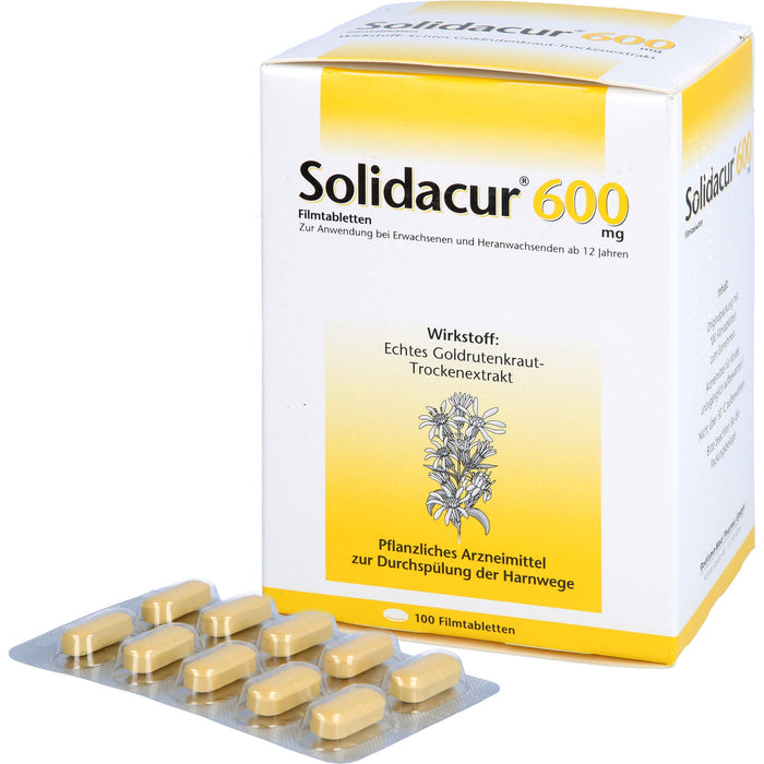 Solidacur 600 mg Filmtabletten, 100 pc Tablettes