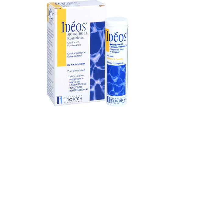 Ideos 500 mg / 400 I.E. kohlpharma Kautabletten, 30 St. Tabletten