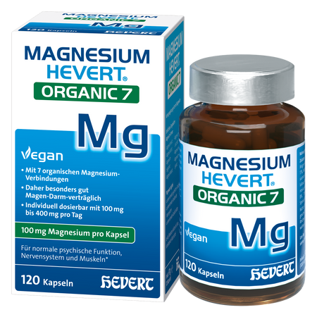 Magnesium Hevert Organic 7, 120 St. Kapseln