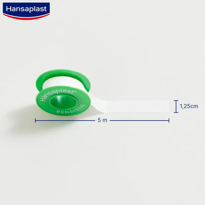 Hansaplast Sensitive Fixierpflaster 5 m x 1,25 cm, 1 St. Pflaster