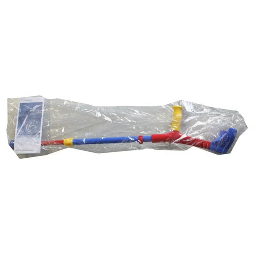 PARAM Krücke Unterarm für Kinder rot/blau mit Softgriff, 1 St. Krücke