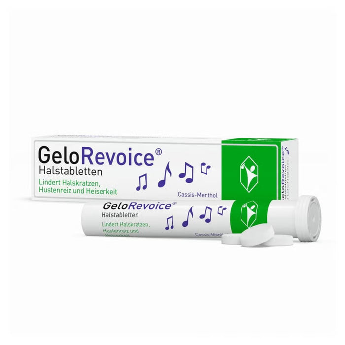 GeloRevoice Halstabletten Cassis-Menthol, 20 St. Tabletten
