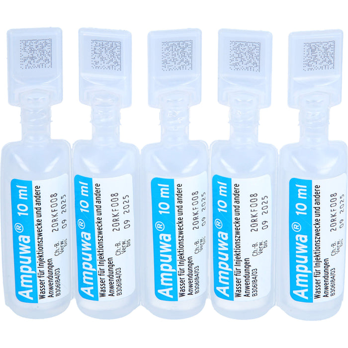Ampuwa , Lösungsmittel zur Herstellung von Parenteralia Polyethylenampullen, 10 ml, 200 ml Solution