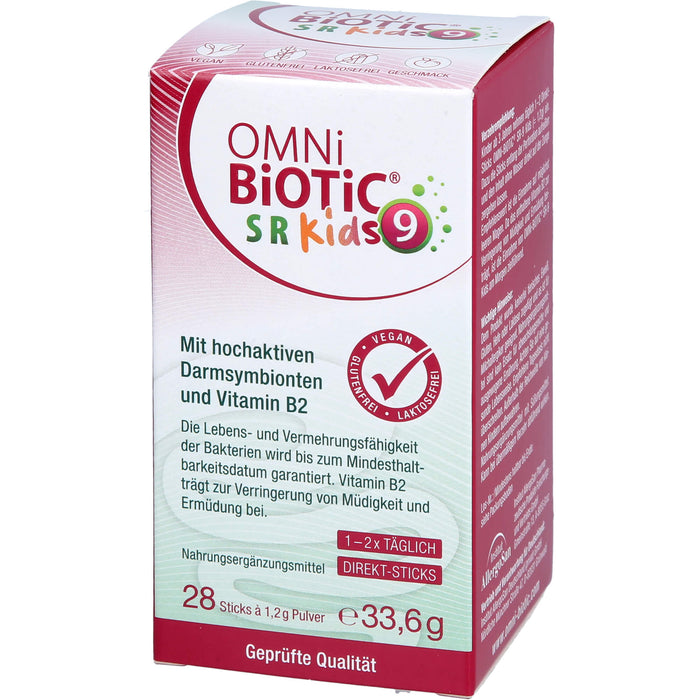 OMNi-BiOTiC SR-9 Kids mit wertvollen Bakterienstämmen, 28 pc Sachets