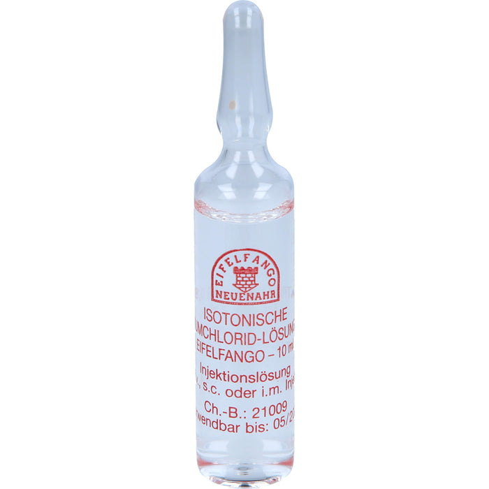Isotonische Natriumchlorid-Lösung 0,9 % EIFELFANGO®, Ampullen 10 ml, 100X10 ml ILO
