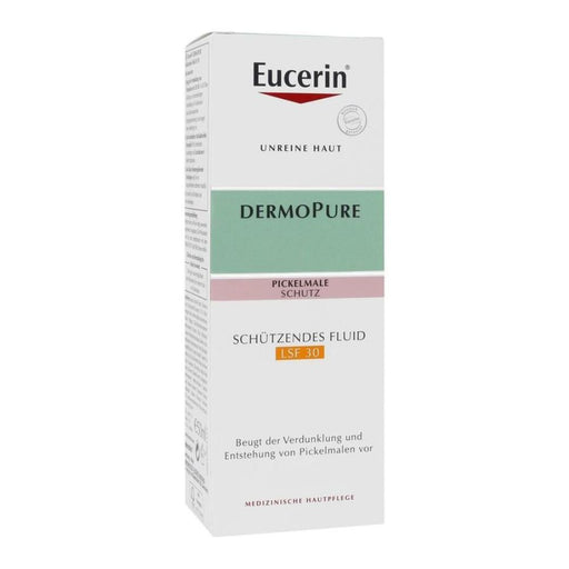 Eucerin Dermopure schützendes Fluid LSF 30 beugt der Verdunkelung von Pickelmalen und Unreinheiten vor, 50 ml Creme