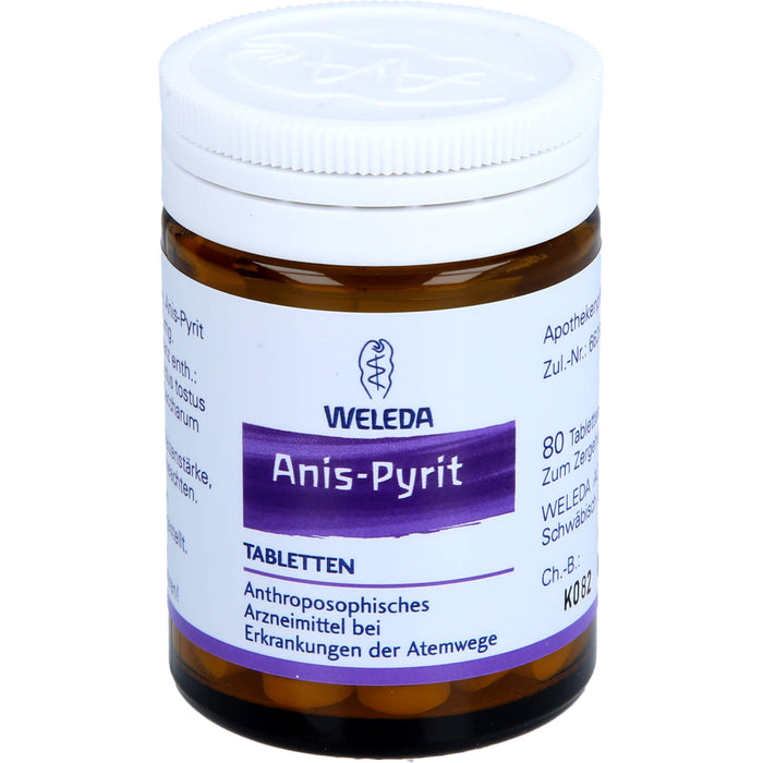 Anis pyrit WELEDA Tbl., 80 pcs. Tablets