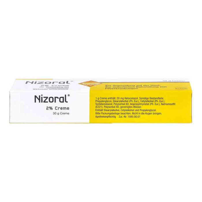 Nizoral 2% Creme zur äußerlichen Behandlung von Pilzerkrankungen, 30 g Cream