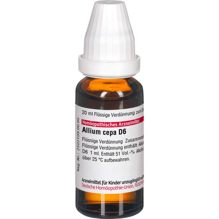 DHU Allium cepa D6 Dilution, 20 ml Solution