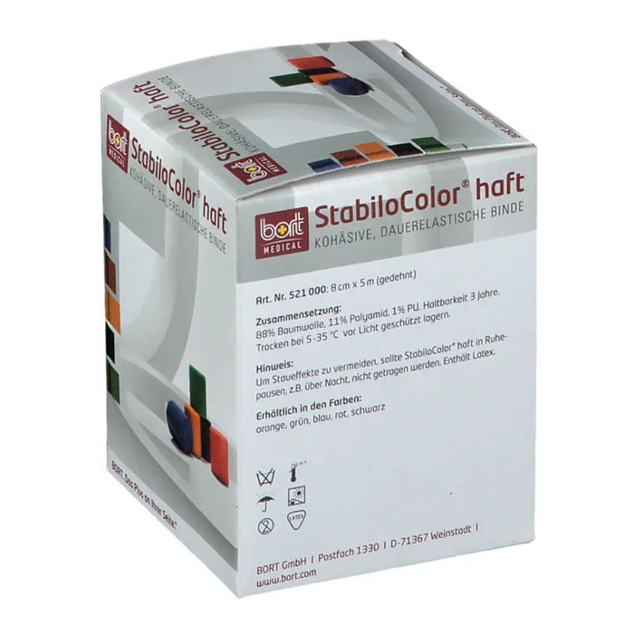 BORT STABILOCOLOR haft 8cm rot, 1 pcs. Bandage