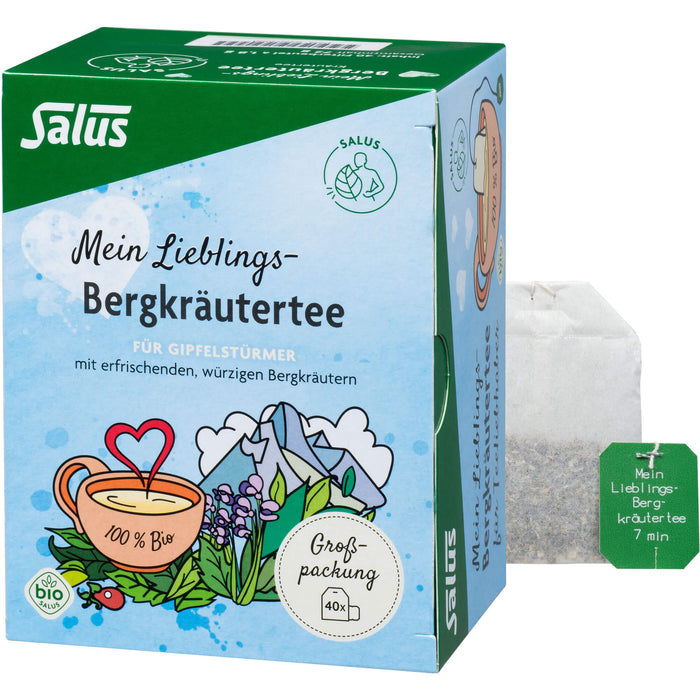 Salus Mein Lieblings-Bergkräuter-Tee bio, 40 St. Filterbeutel
