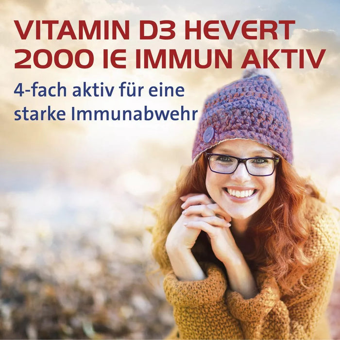 Vitamin D3 Hevert 2000 IE Immun Aktiv, 60 pcs. Capsules