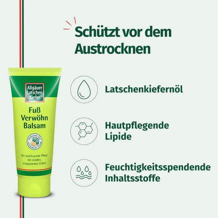 Allgäuer Latschenkiefer Fuß Verwöhnbalsam, 100 ml Cream