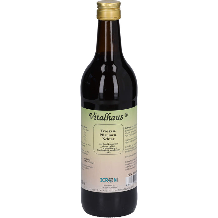 Vitalhaus Trocken-Pflaumen-Nektar, 750 ml Lösung