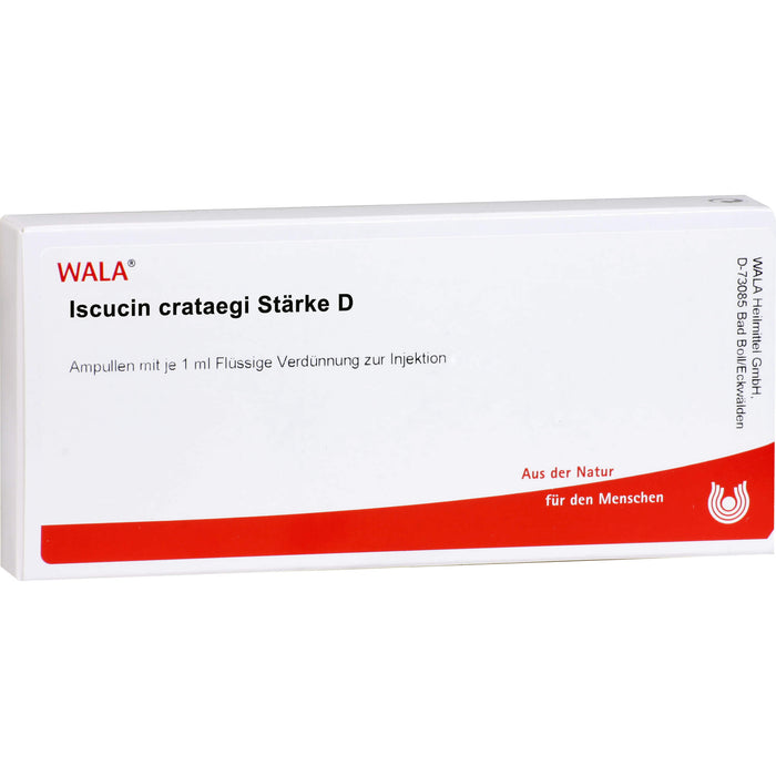 Iscucin® Crataegi Stärke D, 10X1 ml AMP