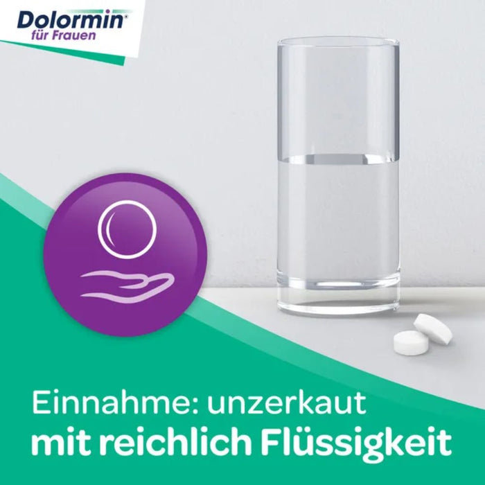 Dolormin für Frauen Tabletten bei Menstruationsbeschwerden, 20 pcs. Tablets