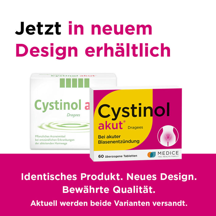 Cystinol akut Dragees bei Harnwegserkrankungen, 60 pcs. Tablets