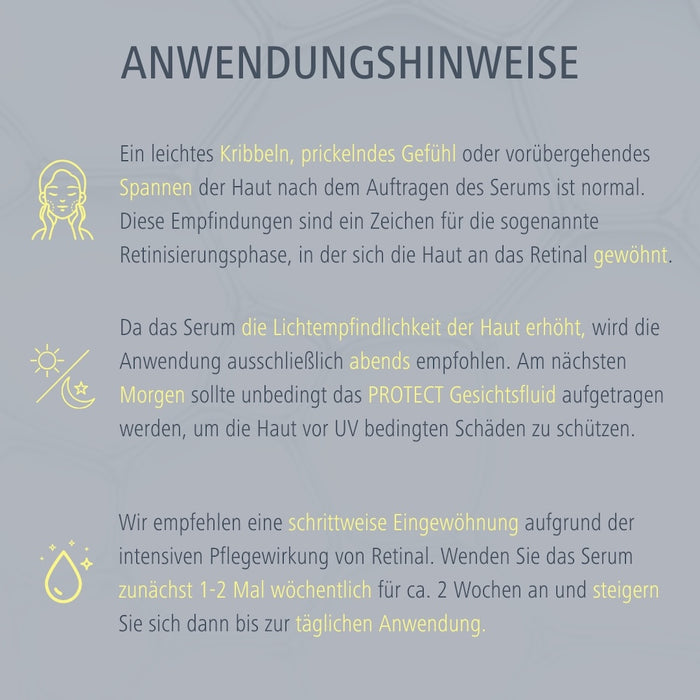 Retinal Serum mit 0,05% Retinal, 30 ml Crème