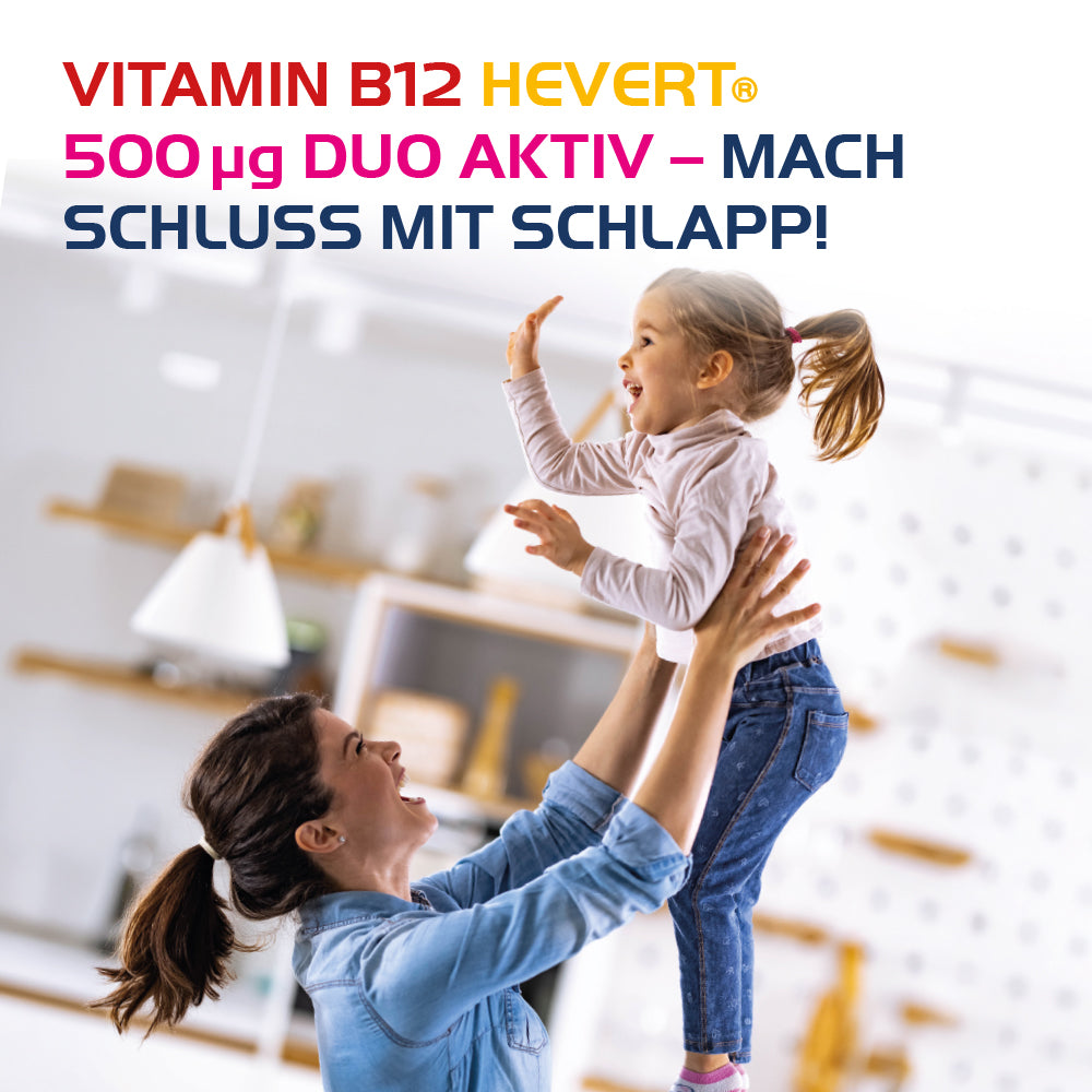 Vitamin B12 Hevert 500 µg Duo Aktiv, 180 St. Lutschtabletten