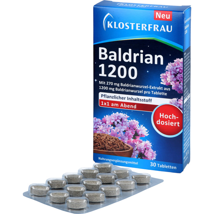 Klosterfrau Baldrian 1200 Tabletten, 30 pc Tablettes