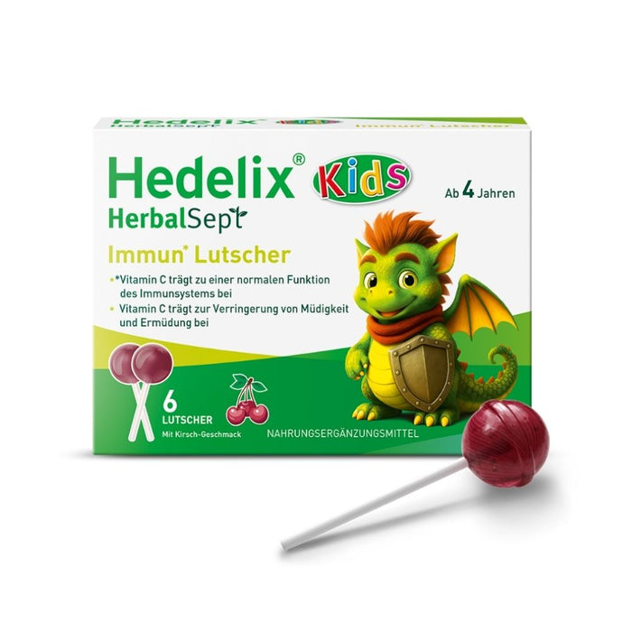 Hedelix HerbalSept Immun Lutscher Kids, 6 St. Lutscher