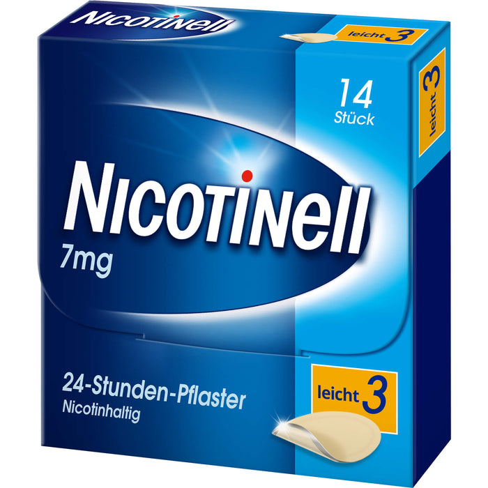 Nicotinell 7 mg/24-Stunden-Pflaster (bisher 17,5 mg) Stärke 3 (leicht), 14 pcs. Patch