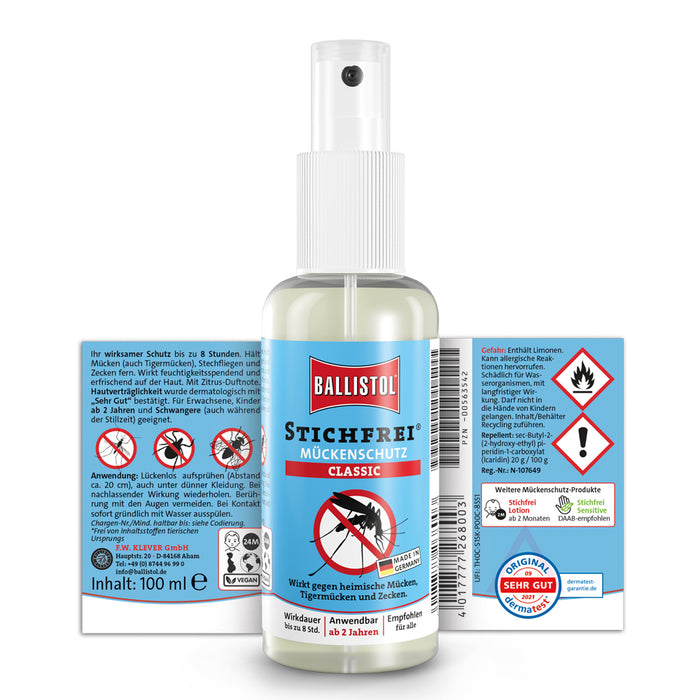 Stichfrei Classic Pumpspray, 100 ml Solution
